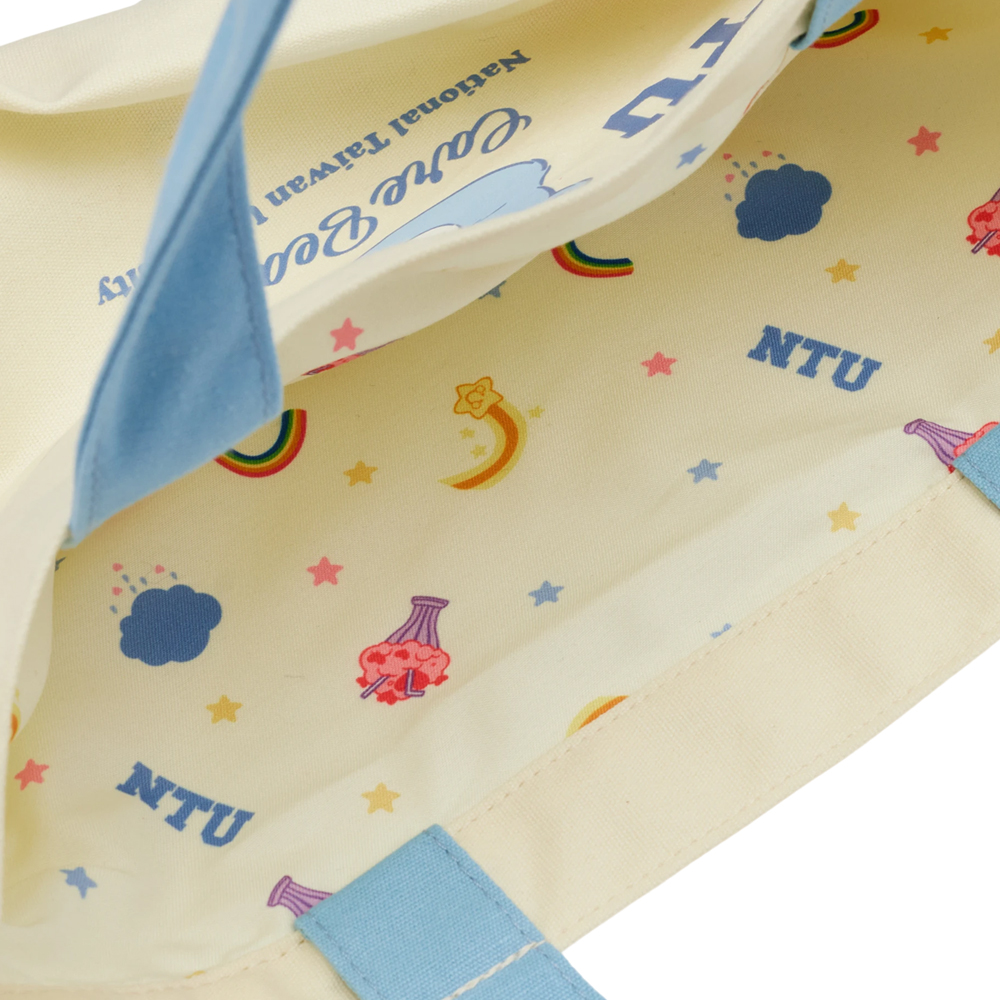 Care Bears × NTU -牢騷小熊日常實用撞色帆布袋 藍