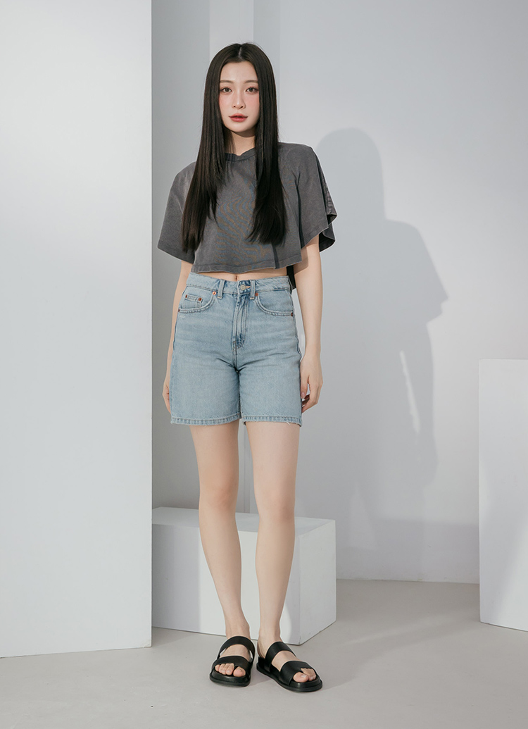 GraceGift平價女鞋 都會中性風 套趾雙帶拖鞋 黑